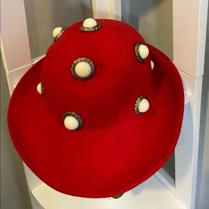 Very unique hat with Marble Stones